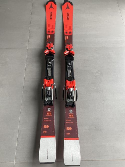 Atomic S9 FIS 155cm + X16 MOD bindings, Sport en Fitness, Skiën en Langlaufen, Zo goed als nieuw, Ski's, Skiën, Atomic, 140 tot 160 cm
