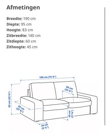 IKEA Kivik tweezitsbank - Lichtgrijs - afbeelding 3 IKEA Kivik tweezitsbank - Lichtgrijs - afbeelding 3