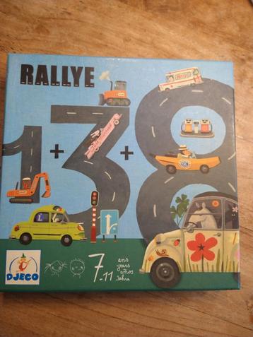 Djeco Rallye reken spel compleet 