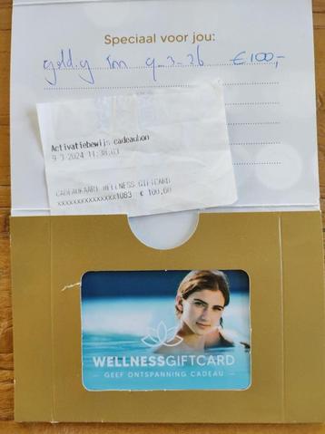 Wellnessgiftcard twv € 100,-