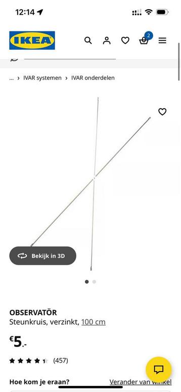 IVAR stellingkast (2x) 89x30x213 cm - afbeelding 5 IVAR stellingkast (2x) 89x30x213 cm - afbeelding 5