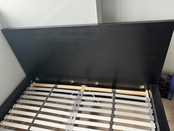 Bedframe Malm Ikea zwart - afbeelding 3 Bedframe Malm Ikea zwart - afbeelding 3