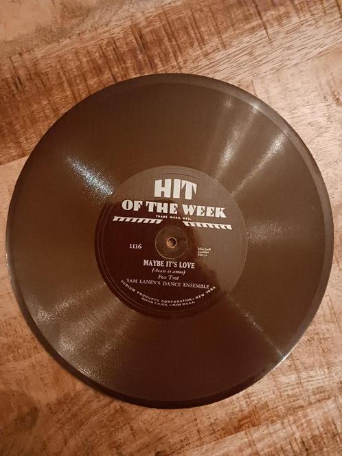 Hit of the week - Sam Lanin's dance orch. - Maybe it's love, Cd's en Dvd's, Vinyl | Overige Vinyl, Zo goed als nieuw, 10 inch