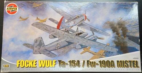 Airfix  Focke-Wulf Ta-154/Fw-190A Mistel 1:72, Hobby en Vrije tijd, Modelbouw | Vliegtuigen en Helikopters, Zo goed als nieuw