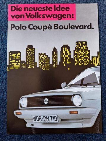 Brochure VW POLO COUPE BOULEVARD - DE.