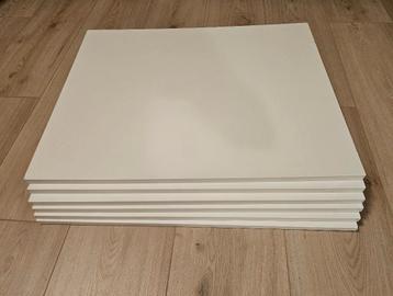8x IKEA Pax Kast Plank 75 x 58 cm Mat Wit - afbeelding 1 8x IKEA Pax Kast Plank 75 x 58 cm Mat Wit - afbeelding 1
