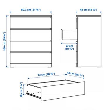 Ikea Malm Ladekast - afbeelding 4 Ikea Malm Ladekast - afbeelding 4