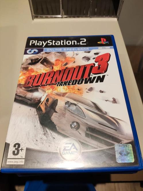 Burnout 3 Takedown, Spelcomputers en Games, Games | Sony PlayStation 2, Zo goed als nieuw, Ophalen of Verzenden