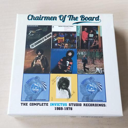 Chairmen of the Board Complete Invictus Studio Rec 9CD Box, Cd's en Dvd's, Cd's | R&B en Soul, Zo goed als nieuw, 1960 tot 1980