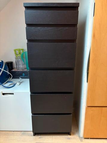 IKEA Malm Ladekast - Zwartbruin - afbeelding 2 IKEA Malm Ladekast - Zwartbruin - afbeelding 2