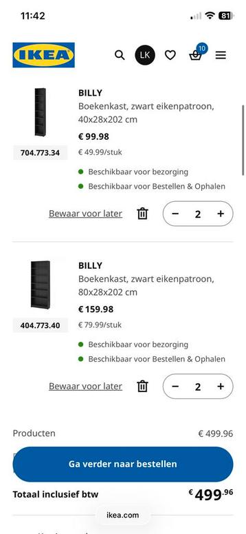 Ikea billy boekenkast - afbeelding 5 Ikea billy boekenkast - afbeelding 5