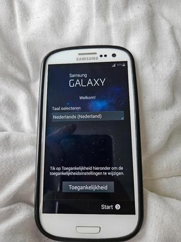 Samsung Galaxy S3 Neo Wit met hoesje - Simlockvrij
