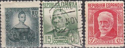 Spanje -SP1.07- 1936-1938 - Spaanse Persoonlijkheden, Postzegels en Munten, Postzegels | Europa | Spanje, Gestempeld, Verzenden