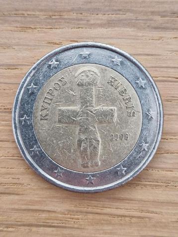 2 euromunt Cyprus Kibris 2008