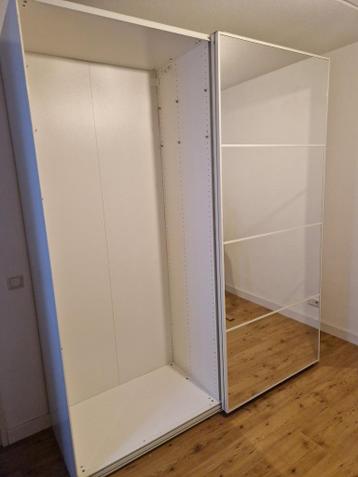 2 IKEA PAX Basiselement kledingkast, wit, 100x58x236 cm - afbeelding 5 2 IKEA PAX Basiselement kledingkast, wit, 100x58x236 cm - afbeelding 5