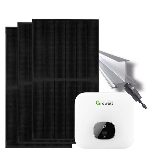 zonnepanelen, Doe-het-zelf en Verbouw, Zonnepanelen en Toebehoren, Nieuw, Compleet systeem, 200 wattpiek of meer, Ophalen of Verzenden