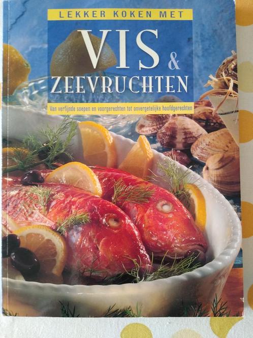 Kookboek 'Lekker koken met vis en zeevruchten', Boeken, Kookboeken, Gelezen, Voorgerechten en Soepen, Hoofdgerechten, Tapas, Hapjes en Dim Sum