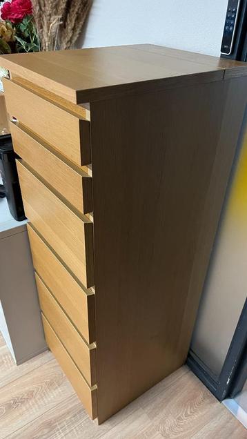 IKEA MALM ladekast met 6 lades - met spiegel - afbeelding 5 IKEA MALM ladekast met 6 lades - met spiegel - afbeelding 5