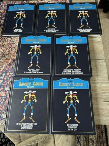 Lucky Luke. 7 Albums. Hardcovers met 3 Afleveringen per Albu