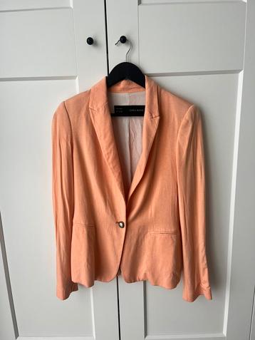 Oranje colbertje - jasje van de Zara. Zeer goede staat! 