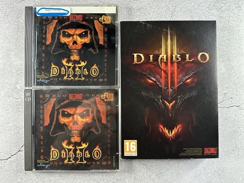 Diablo 2 en 3 PC games, Spelcomputers en Games, Games | Pc, Gebruikt, Role Playing Game (Rpg), 1 speler, Vanaf 18 jaar, Online