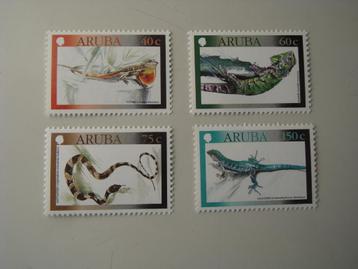 Serie postzegels Aruba Reptielen 2000 postfris