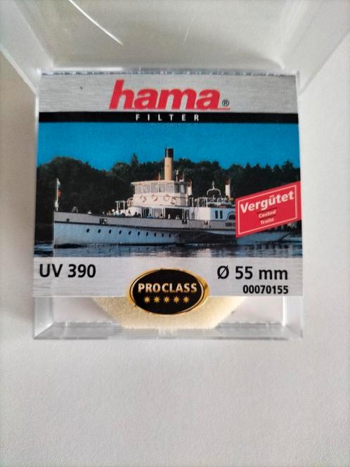 Diverse lens filters 55mm, Audio, Tv en Foto, Fotografie | Filters, Zo goed als nieuw, Polarisatiefilter, 50 tot 60 mm, Hama, Ophalen of Verzenden