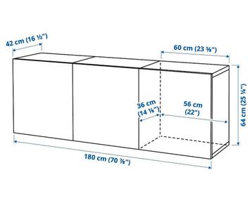 Ikea Besta Wandkast (moet snel weg!!) - afbeelding 4 Ikea Besta Wandkast (moet snel weg!!) - afbeelding 4