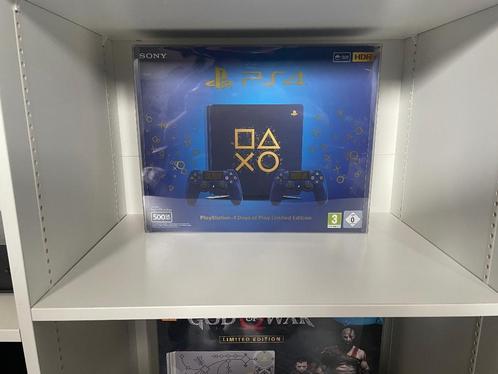 Playstation 4 days of play Limited Edition, Spelcomputers en Games, Spelcomputers | Sony PlayStation 4, Nieuw, Slim, 500 GB, Met 2 controllers