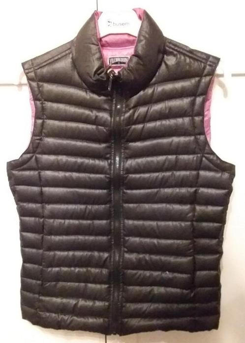 Dubbelzijdig zwart & paars bodywarmer - maat 146-152, Kinderen en Baby's, Kinderkleding | Maat 146, Zo goed als nieuw, Jongen of Meisje