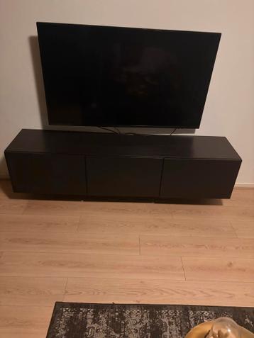 Ikea Besta TV Meubel - Zwart - afbeelding 1 Ikea Besta TV Meubel - Zwart - afbeelding 1