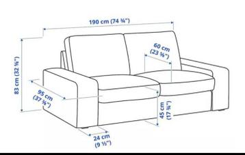 IKEA KIVIK 2,5 zits - donkergrijs - afbeelding 5 IKEA KIVIK 2,5 zits - donkergrijs - afbeelding 5