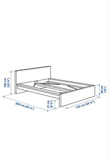 IKEA Malm Bed Bruin - 160 x 200 - afbeelding 4 IKEA Malm Bed Bruin - 160 x 200 - afbeelding 4
