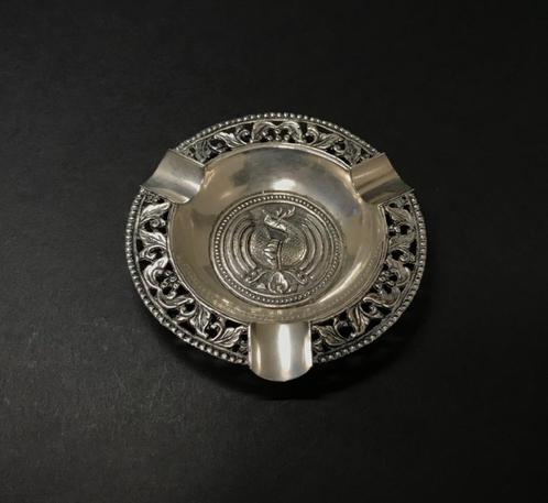 Zilveren Djokja Asbak, Antiek en Kunst, Antiek | Goud en Zilver, Zilver, Ophalen of Verzenden