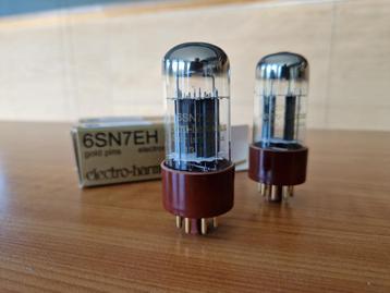  Electro Harmonix 6SN7EH Gold Pin Super Cryo Matched Pair