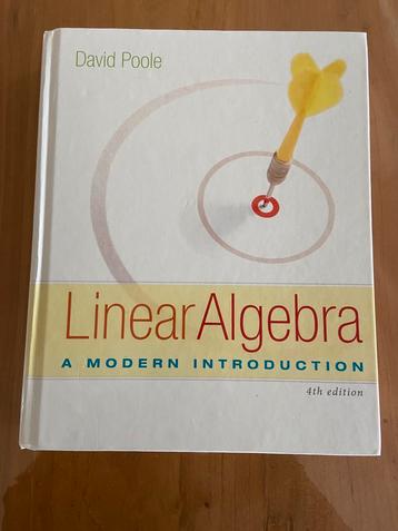 Studieboek Linear Algebra David Poole 4th Edition