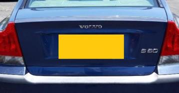 Kofferdeksel / achterklep Volvo S60 I Cosmos Blue (450)
