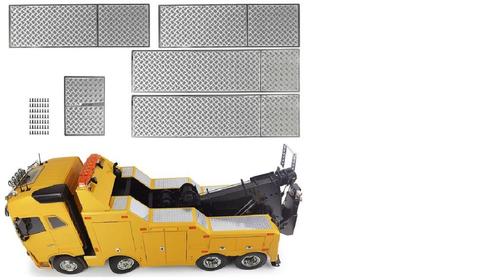 Aluminium Skid Plaat Tamiya Volvo FH16 tranenplaat Tow truck, Hobby en Vrije tijd, Modelbouw | Radiografisch | Auto's, Nieuw, Onderdeel