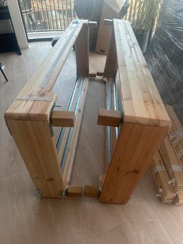 Ikea Dunvik Bed 160x200 + Matras, Hoofdbord & Bekleding - afbeelding 2 Ikea Dunvik Bed 160x200 + Matras, Hoofdbord & Bekleding - afbeelding 2