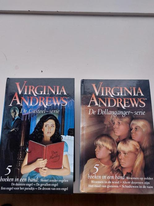2x Virginia Andrews omnibus hardcover 5 boeken in een band, Boeken, Historische romans, Zo goed als nieuw, Ophalen of Verzenden