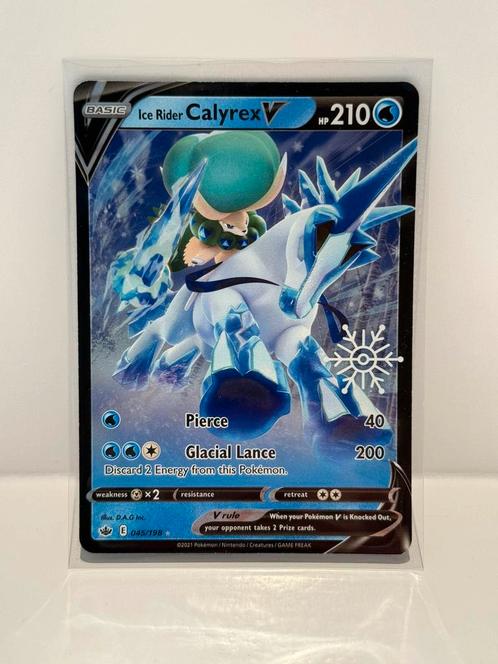 Calyrex - 045/198 - Chilling Reign - Ice Rider - Pokémon, Hobby en Vrije tijd, Verzamelkaartspellen | Pokémon, Nieuw, Losse kaart