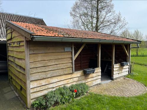 Blokhut / tuinhuis, Tuin en Terras, Tuinhuizen, Gebruikt, Blokhut, Hout, 500 cm of meer, 200 tot 400 cm, Ophalen