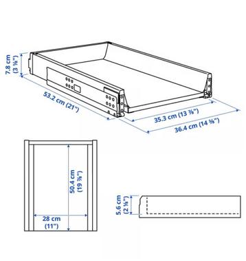 MAXIMERA Lade wit, 40x60 cm(2 st.) - afbeelding 2 MAXIMERA Lade wit, 40x60 cm(2 st.) - afbeelding 2