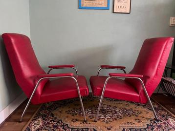 Vintage fauteuil - jaren 50/60 - 2 stuks 