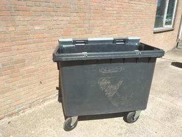 Aanbieding 500L afval container rolcontainer