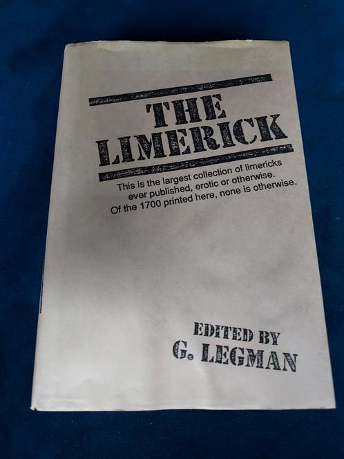 The Limerick, erotische gedichtjes Engels, Boeken, Gedichten en Poëzie, Zo goed als nieuw, Eén auteur, Ophalen of Verzenden