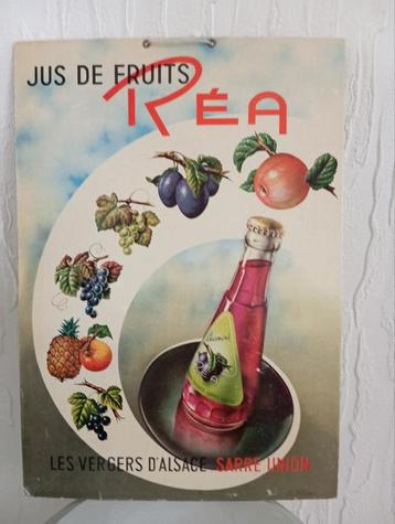 Franse reclameplaat Réa.