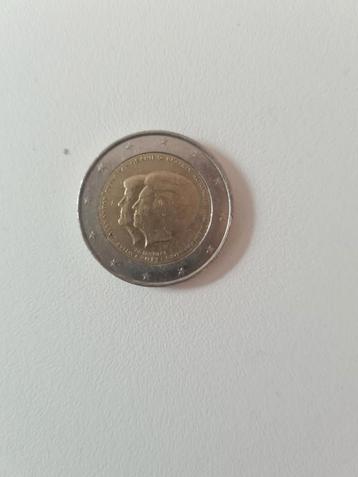 2 euro munt Willem Alexander en beatrix