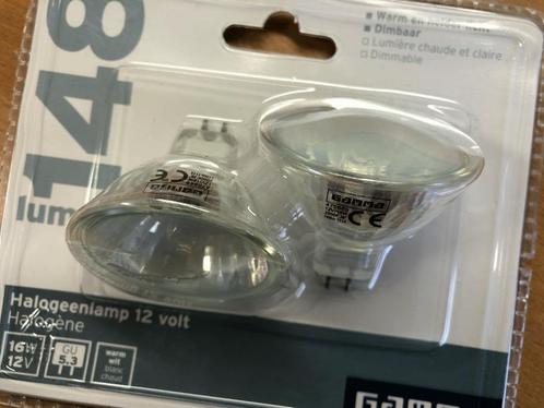 Halogeenlamp 12V 16W dimbaar GU 5.3 Nieuw, Huis en Inrichting, Lampen | Losse lampen, Nieuw, Halogeen (gloei)lamp, Minder dan 30 watt