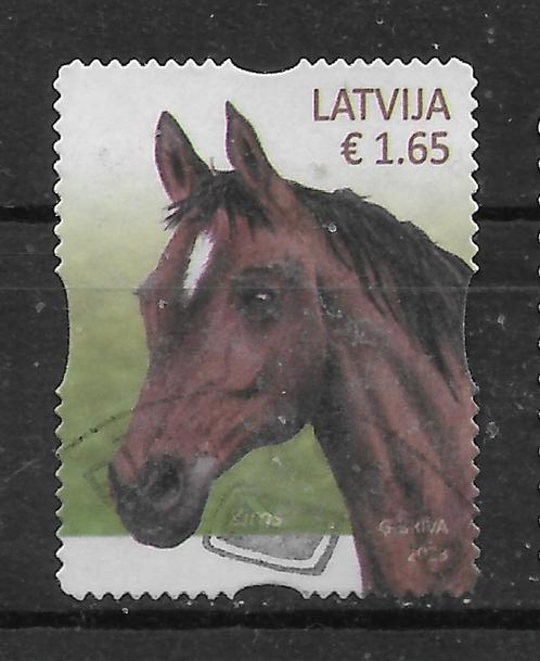 106-24 Latvija 2023 / Paard nom. € 1.65, Postzegels en Munten, Postzegels | Europa | Overig, Gestempeld, Overige landen, Verzenden